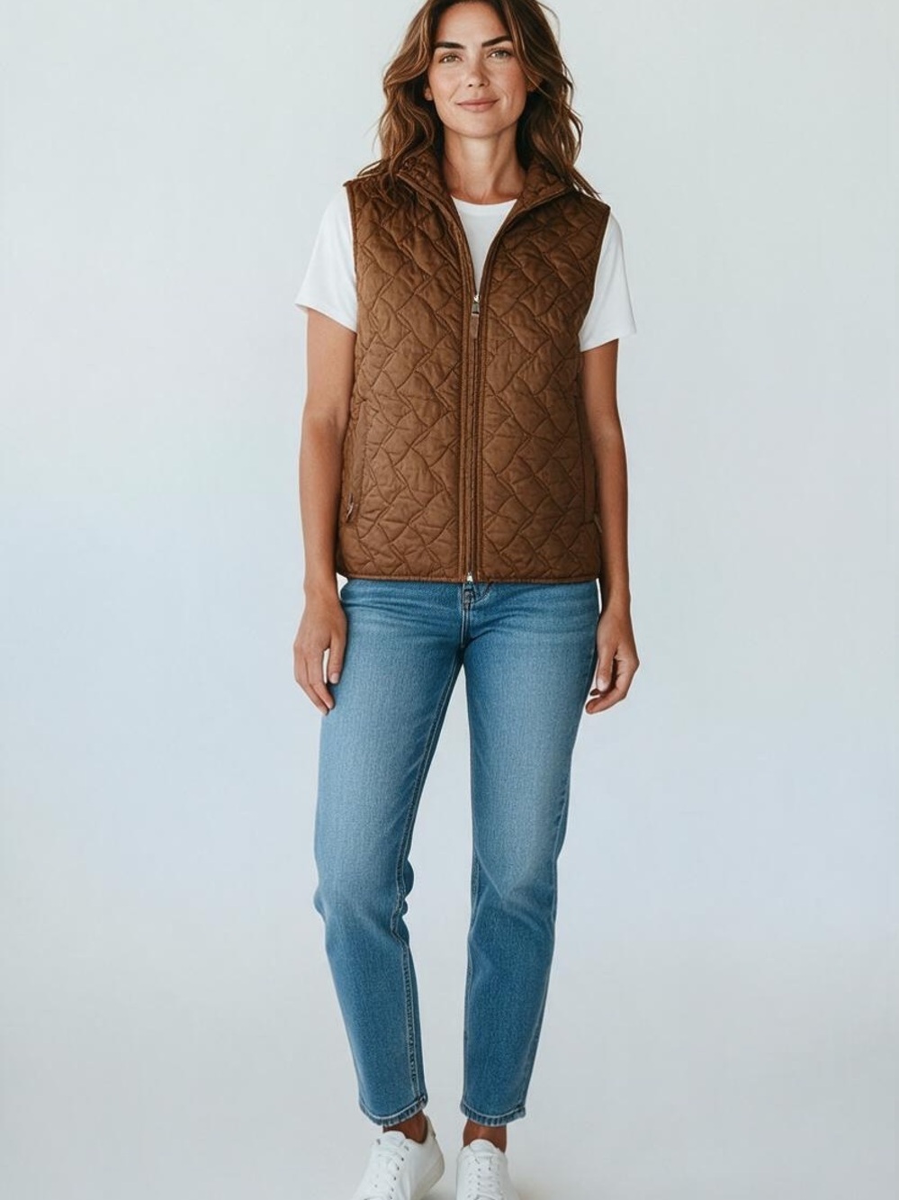Royal Robbins Quilted Brown Vest